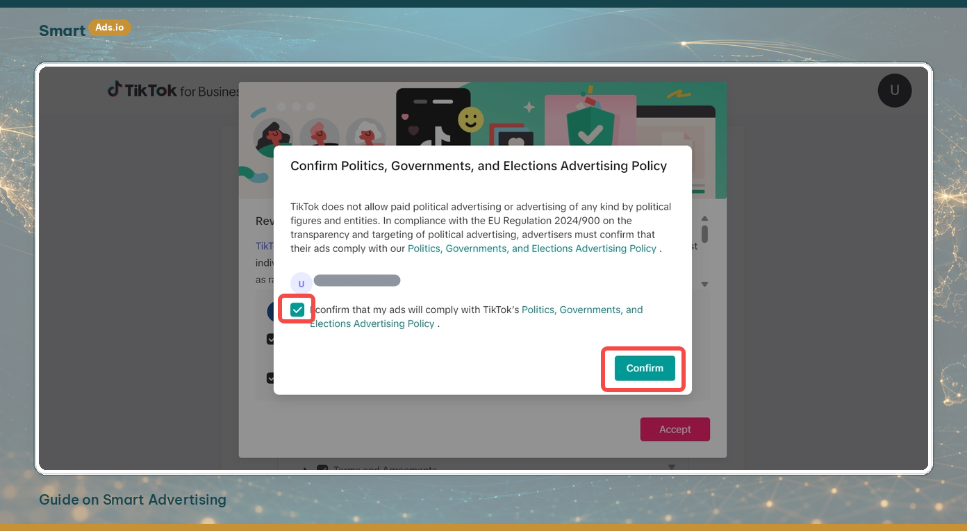 Step 6 — Link TikTok Business account