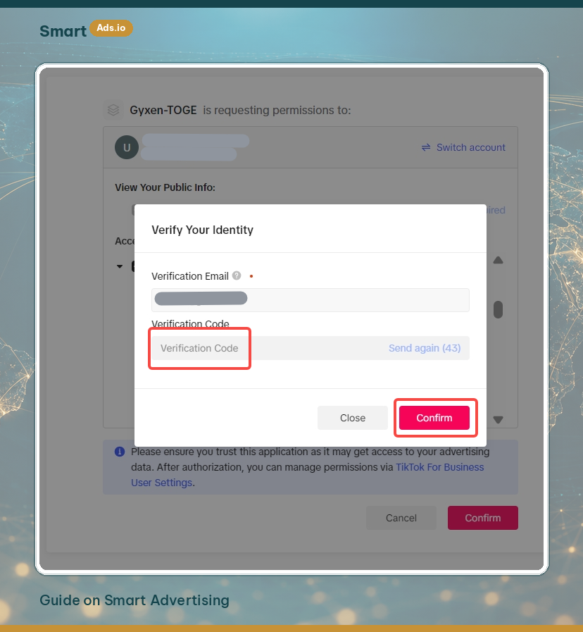 Step 6 — Link TikTok Business account