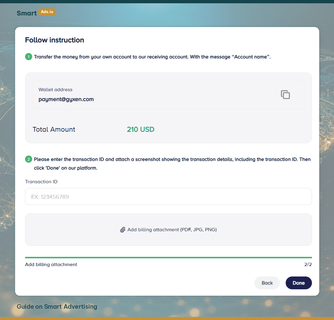Withdraw funds