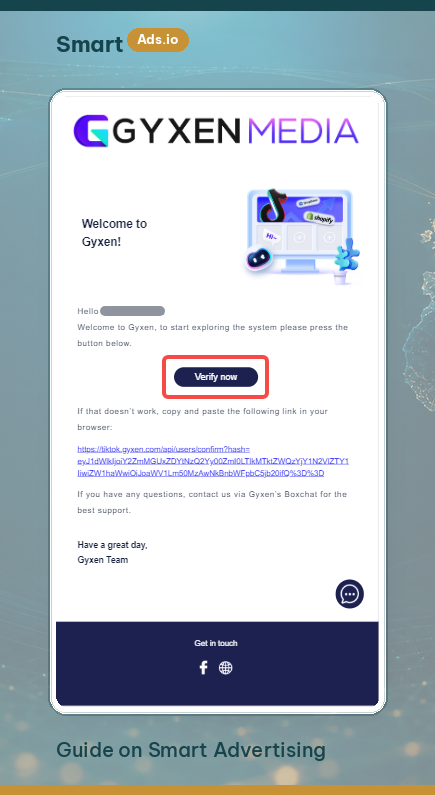 Step 2 — Confirm email